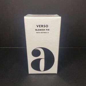 NIB Verso Skincare Blemish Fix with Retinol 8 Niacinamide‎ Turmeric 30ml 1FL OZ